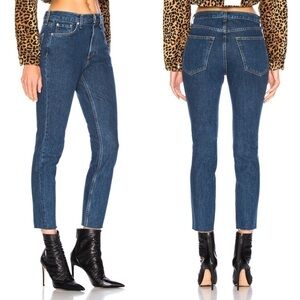 New Rag & Bone High Rise Ankle Skinny Jeans 24